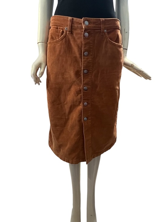 Everlane Dresses & Skirts - Everlane Corduroy Button Front Skirt Size 28